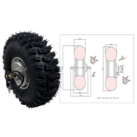 24V 36V 48V 600w 7-15 km/h 15 pouces gros pneu sans brosse moteur de moyeu à engrenages à courant continu couple élevé 100N.m pour scooter électrique ATV