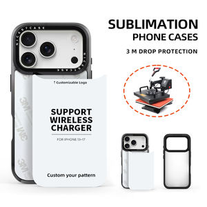 Electroplated <b>black</b> sublimation phone case - Product Image 1