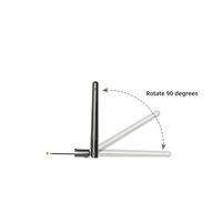 Antenne Wifi double bande haute performance 2.4G et 5.8G Antenne canard en caoutchouc en queue de cochon avec connecteur SMA et câble RG1.13