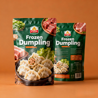 Fournisseur chinois de sacs d'emballage en plastique laminé personnalisés pour aliments congelés, sacs d'emballage pour raviolis congelés avec logo