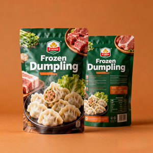 Proveedor Chino de Bolsas de Embalaje de Plástico Laminado para Alimentos Congelados, Bolsa para Empacar Dumplings Congelados con Logotipo Personalizado - Product Image 5