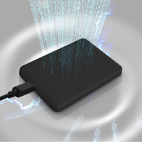 Disque dur mobile 2 To, version noire mécanique, compatible avec les smartphones TYPE-C
