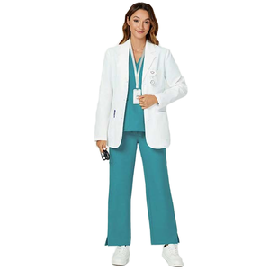Blouse médicale personnalisée pour femme 100 % coton, uniforme d'infirmière et de médecin OEM, tenue de travail imprimée tendance pour usage hospitalier - Product Image 1