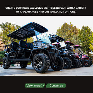 Carritos de golf eléctricos de <span class=keywords><strong>4</strong></span> asientos, carrito vintage con buggy a la venta bajo la parte china de 500, carro todoterreno - Product Image 5