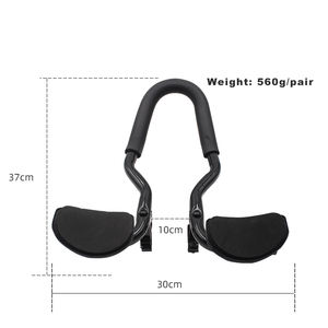 <span class=keywords><strong>Guidon</strong></span> en alliage d'aluminium en <span class=keywords><strong>carbone</strong></span> pour vélo de route et vtt, nouveau repose-bras, accessoire de cyclisme, de <span class=keywords><strong>course</strong></span>, 2019 - Product Image 2