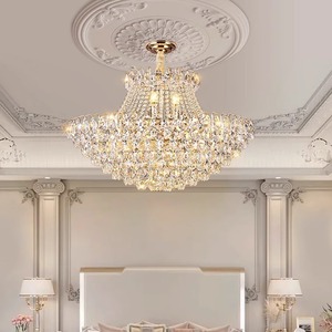 Lampadario di Lusso Moderno Zeal Lighting con Sfere di Cristallo K9, Decorazione <span class=keywords><strong>a</strong></span> Sospensione per Soggiorno e Hotel, Montaggio <span class=keywords><strong>a</strong></span> Soffitto - Product Image 4