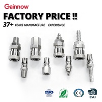 Raccord rapide pneumatique mâle-femelle 1/4'', 3/8'', 1/2'', 8mm, 10mm, 12mm pour tuyau d'air, connecteur de déconnexion rapide