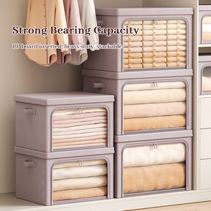 Caja de almacenamiento de algodón para el cuidado del bebé, organizador de armario, caja de almacenamiento, cajón - Product Image 6
