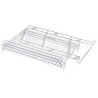 Étagère pliable moderne en métal à 3 niveaux pour supermarché, présentoir pliant en fil métallique pour chips, fixation facile pour produits alimentaires