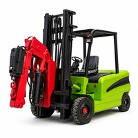 Multifunktionaler Elektrostapler mit Hubausleger 3-Tonnen Lithium-Betriebener Teleskop-Hubstapler für Vielseitige Anwendungen