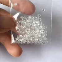 लैब बढ़ी हीरा सफेद 0.01ct-0.1ct सीवीडी/HPHT डायमंड दौर में कटौती वी. एस. स्पष्टता पॉलिश लैब हीरे कीमत प्रति कैरेट