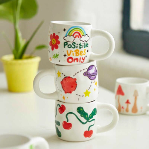 Paintables sơn của riêng bạn Mug Kit gốm sơn Kit cho người lớn với cốc sơn bàn chải và sơn cảm hứng hướng dẫn - Product Image 3