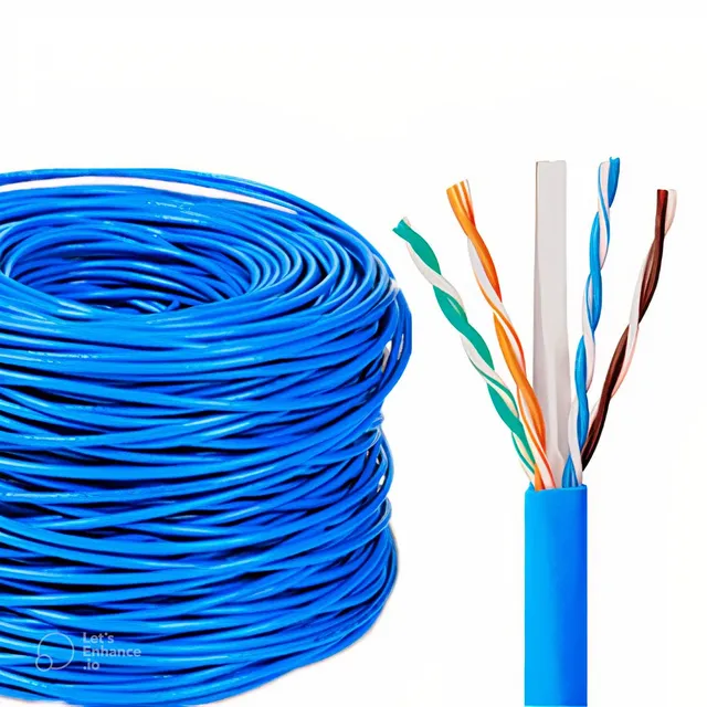 OEM ODM CAT6 UTP Ethernet Cable 24AWG 4Pair LAN Network Wire for Structured Cabling Engineering CE CCC Approved