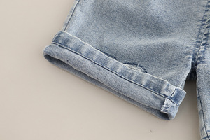 Ropa de Algodón para Niños, Camiseta Informal de Mezclilla para <span class=keywords><strong>Niño</strong></span>, Conjunto de 2 Piezas, Traje Deportivo para Bebé de 0 a <span class=keywords><strong>5</strong></span> <span class=keywords><strong>Años</strong></span> - Product Image 6