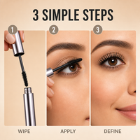 Crème volumisante pour cils imperméable à l'eau, formule minérale, mascara 4D en fibres de soie, mascara imperméable à l'eau, étiquette privée personnalisée