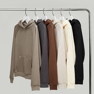 เสื้อฮู้ด360gsm สวมหัวโอเวอร์ไซส์สำหรับผู้ชายเสื้อฮู้ดปักโลโก้เสื้อแบบสวมหัว - Product Image 1