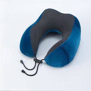 <b>Memory</b> <b>Foam</b> U-Shaped Neck Support Pillow 28x26x14cm For Travel Office Home Use - Product Image 4