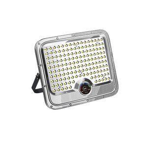 Nouveau projecteur solaire LED extérieur à lentille PC avec télécommande, capacité de la <span class=keywords><strong>batterie</strong></span> 100W 200W 300W 400W - Product Image 2