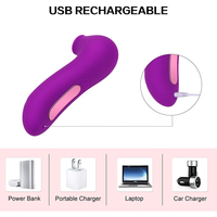 Neue 10-Gang-Frequenz Sucker Clitoris Teasing Sex Masturbation Stick Aufladen Vibrator Adult Produkte