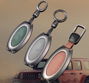 Porte-clés de voiture en cuir YLB avec anneau en alliage de zinc, cadeau promotionnel pour les événements marketing automobiles pour BMW Toyota - Product Image 5