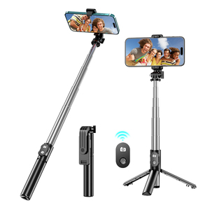 Xách tay giá thấp không dây Selfie <span class=keywords><strong>Stick</strong></span> đứng với điều khiển từ xa điện thoại di động Mini Tripod - Product Image 1