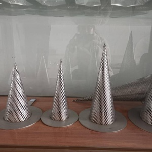 Многослойные Перфорированный Металлический трубопровод шляпа ведьмы сетчатый фильтр с длинной ручкой - Product Image 3