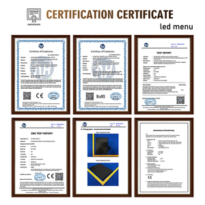 جلد Pvc/Pu المخصص للطعام بقائمة المطاعم - Product Image 4