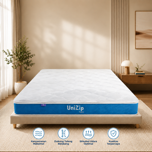 Colchón UniZip de tacto suave con soporte de resortes independientes, comodidad con cremallera y confort duradero para el hogar y la hostelería - Product Image 5