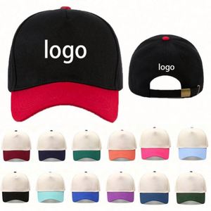 Wholesale Factory Low MOQ Blank Cotton Panels Gorras Custom Embroidery Logo <b>Plain</b> <b>Caps</b> for Printing - Product Image 1