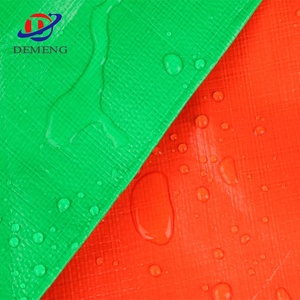 Bâche en PE verte argentée imperméable 120 GSM 4x8m de Chine avec protection UV, toile plastique pour couverture industrielle - Product Image 3