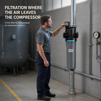 Öl-Aerosol- und Staubfilter für Kompressorräume und Werkstattluftleitungen Atlas Copco DD145+ Großhandel OEM ODM Lieferant