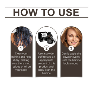 Eelhope Hairline Recouvert De Poudre Tactile Cheveux Bruns Loose Cover Roots Pour Améliorer Le Maquillage Général - Product Image 5