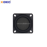 Driver Speaker Fullrange Neodymium Persegi Panjang 45mm Kelas Atas 4ohm 5W Unit Speaker Fullrange