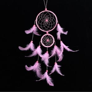Attrape-rêves indien fait main avec plumes, décoration attrape-rêves - Product Image 3