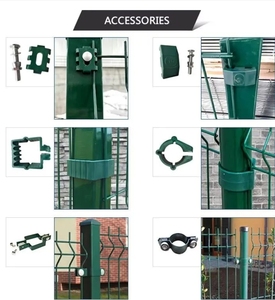 รั้วตาข่าย<span class=keywords><strong>ล</strong></span>วดเชื่อมโค้ง3D สำหรับแผงรั้วร้านโรงงาน - Product Image 3