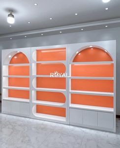 Esmalte de salón de uñas de diseño 3D <span class=keywords><strong>y</strong></span> vitrina de <span class=keywords><strong>polvo</strong></span> soporte de esmalte de uñas exhibición con gabinete de uñas de lujo - Product Image 3