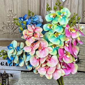 Flor Artificial de Phalaenopsis de Seda Premium con Tallos para Centro de Mesa de Recepción de Bodas y Decoración del Hogar - Product Image 3