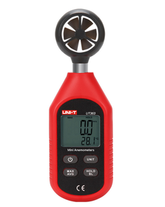 מד-רוח מיני UT363/UT363BT למדידת מהירות רוח וטמפרטורה עם העברת נתונים דרך בלוטות' לאפליקציה ניידת מותאמת אישית - Product Image 4