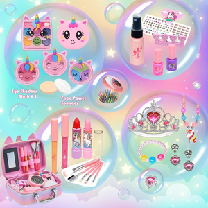 Kit de Arte de Uñas y Cosméticos Populares <span class=keywords><strong>para</strong></span> <span class=keywords><strong>Niñas</strong></span>, Set de <span class=keywords><strong>Maquillaje</strong></span> Ideal <span class=keywords><strong>para</strong></span> Regalo, Juguete <span class=keywords><strong>para</strong></span> <span class=keywords><strong>Niñas</strong></span> - Product Image 2