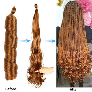 ผมต่อแ<span class=keywords><strong>บ</strong></span><span class=keywords><strong>บ</strong></span>ถักเปีย AliLeader แบ<span class=keywords><strong>บ</strong></span><span class=keywords><strong>ลอน</strong></span>เกลียว เงางาม นุ่มสลวย แบ<span class=keywords><strong>บ</strong></span><span class=keywords><strong>ลอน</strong></span>ฝรั่งเศส ขนาด 24 นิ้ว ผมสังเคราะห์แบ<span class=keywords><strong>บ</strong></span>หยิก - Product Image 4