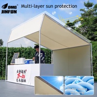 Tentes de pare-soleil spéciales à quatre pattes pour le marché de nuit Publicité commerciale Bazar Stands Salons