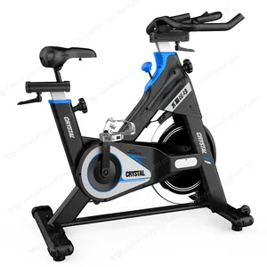 Crystal OEM/ODM Fitness Sports Body Building Indoor magnetic spin bike gym exercise Commercial spinning bikes in vendita