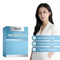 Poudre de Probiotiques Non-OGM Stables à Température Ambiante OEM ODM, Marque Privée, Complément Probiotique Intestinal pour la Santé Digestive