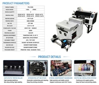 Nouvelle imprimante DTF A3 30 cm XP600 avec têtes d'impression Epson, agitateur de poudre et sécheur, jet d'encre textile automatique rouleau-à-rouleau pour petites entreprises