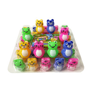 30 pièces/boîte, <span class=keywords><strong>animaux</strong></span> en plastique qui basculent, jouets pour enfants, cadeaux promotionnels, souvenirs - Product Image 2