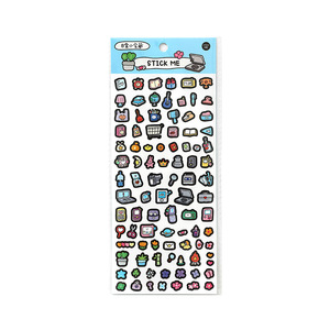 1 Hoja/paquete de Pegatinas Estilo Vintage, Coleccionables, con Patrones <span class=keywords><strong>para</strong></span> Cuadernos, Fundas de Teléfono, Arte de Collage - Product Image 5