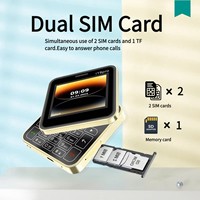 Mini Flip i19Pro teléfono móvil botón plegable teléfono móvil multilingüe alto valor personalidad teléfono móvil