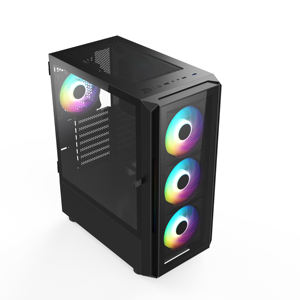 Nouveau modèle R21 mesh pc coques latérales en verre boîtier de jeu en verre trempé pc de jeu - Product Image 2