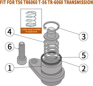Il nuovo solenoide di blocco inverso cancella per T56 TR6060 T-56 TR-6060 solenoide di bloccaggio inverso riduce il rischio di rilascio accidentale - Product Image 2