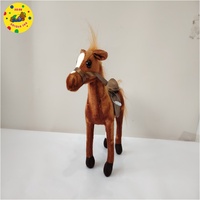 Juguete de peluche de caballo de simulación personalizado de alta calidad para niños